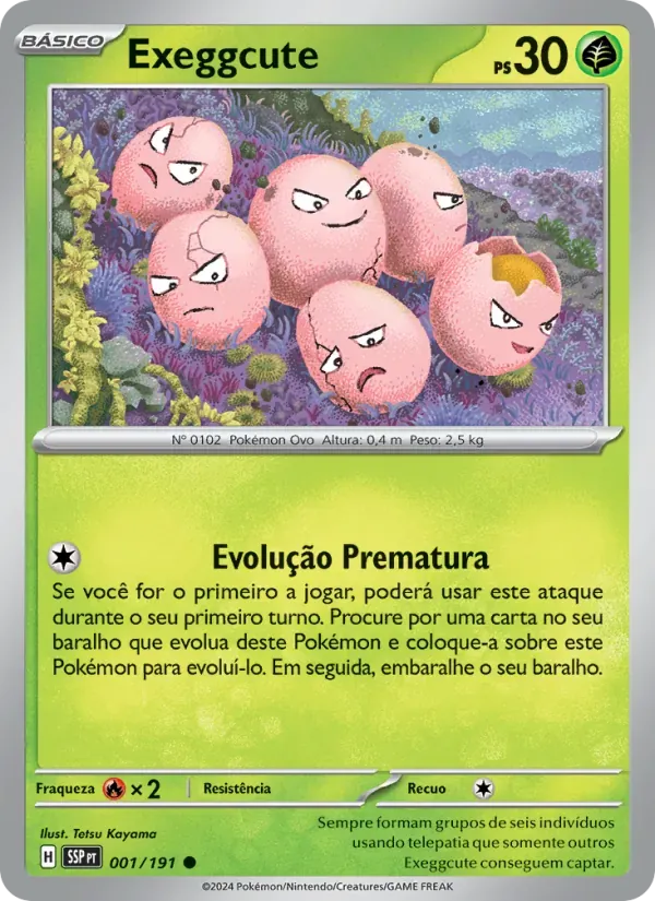 Exeggcute 001/191 Fagulhas Impetuosas