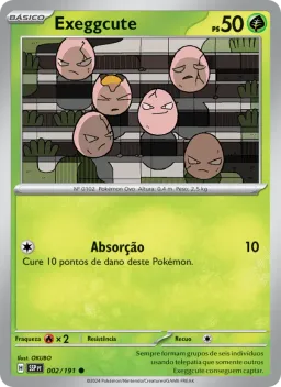 Exeggcute 002 Fagulhas Impetuosas