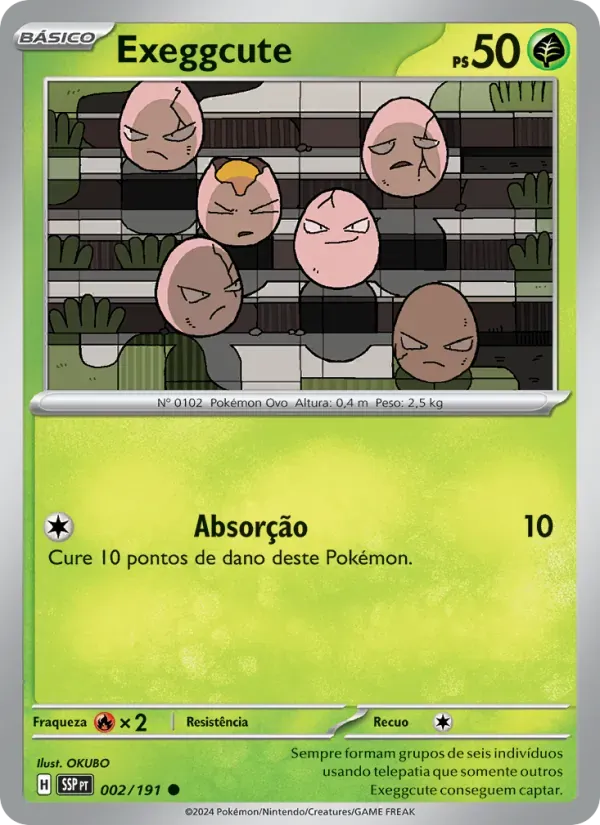 Exeggcute 002/191 Fagulhas Impetuosas