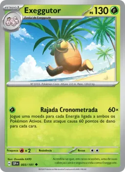 Exeggutor 003 Fagulhas Impetuosas