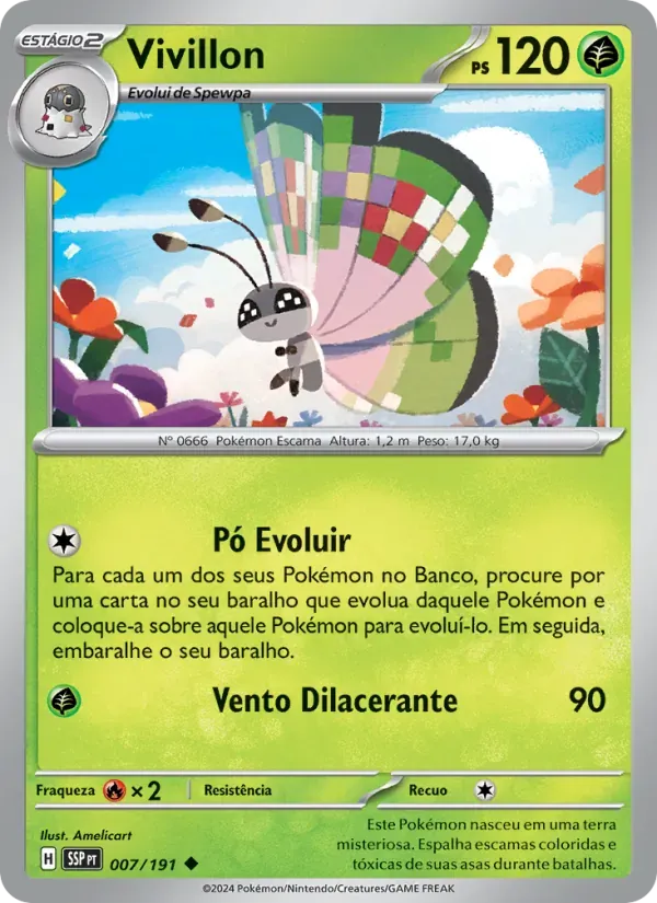 Vivillon 007/191 Fagulhas Impetuosas