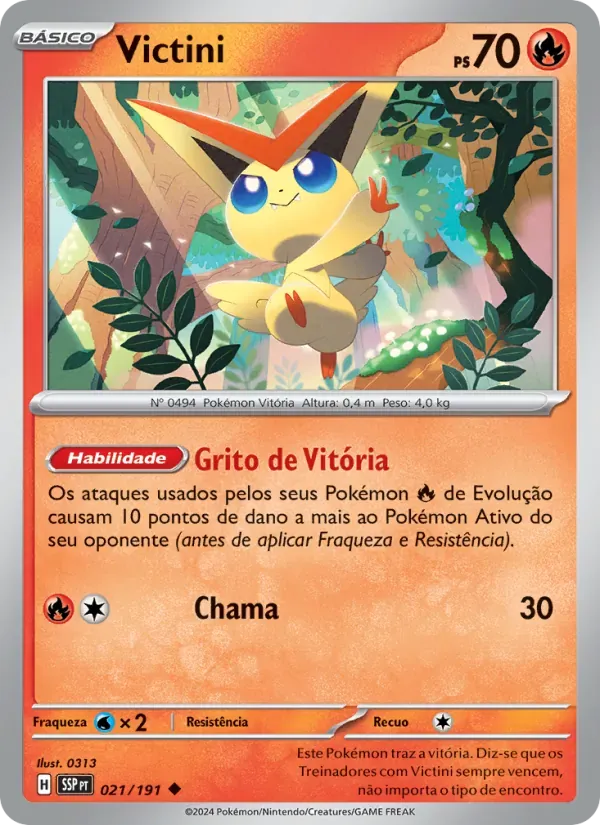 Victini 021/191 Fagulhas Impetuosas