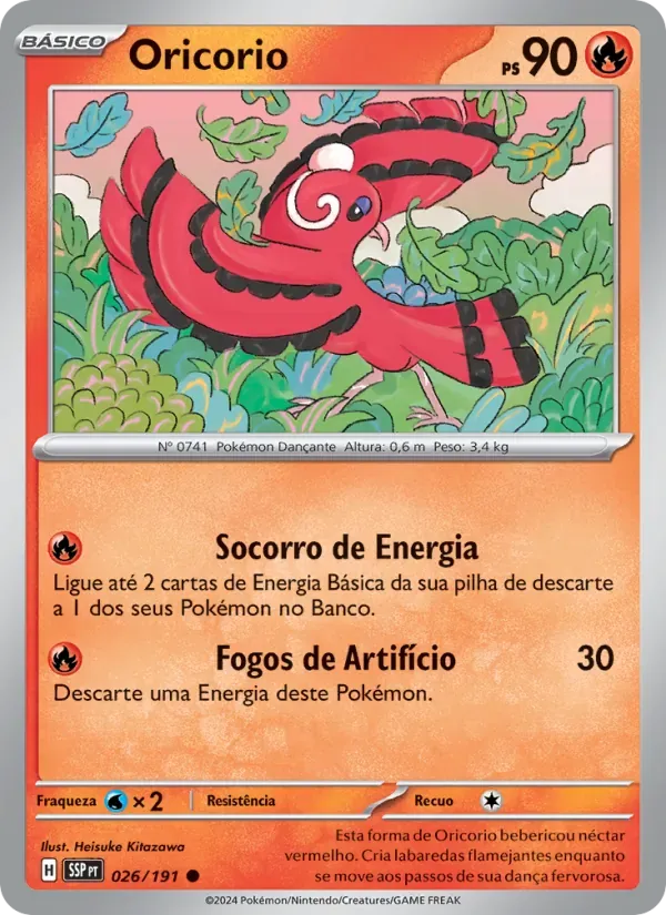 Oricorio 026/191 Fagulhas Impetuosas