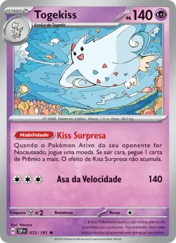 Togekiss 072 Fagulhas Impetuosas
