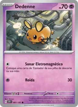 Dedenne 087 Fagulhas Impetuosas