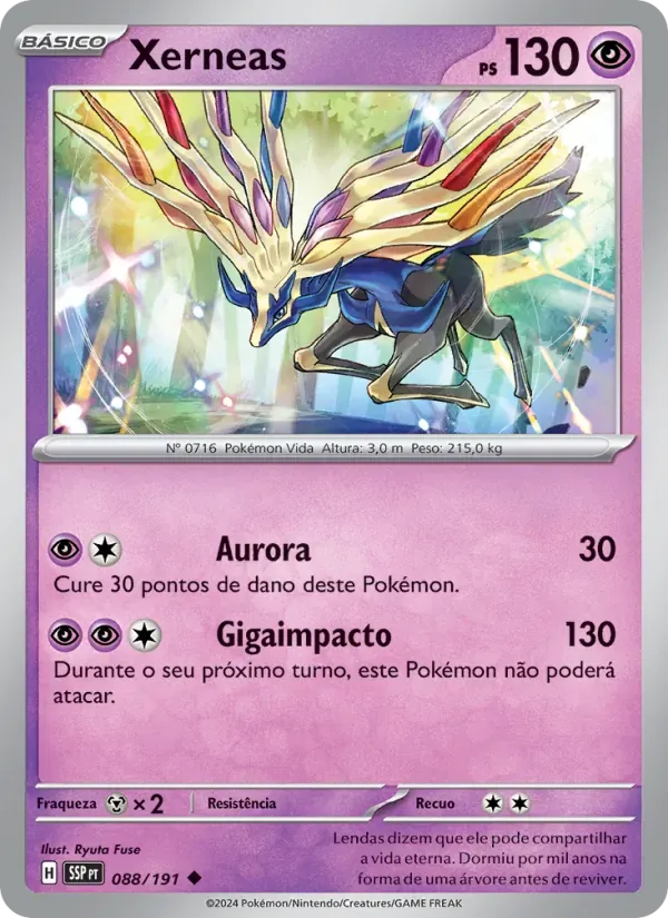 Xerneas 088/191 Fagulhas Impetuosas