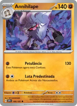 Annihilape 100 Fagulhas Impetuosas