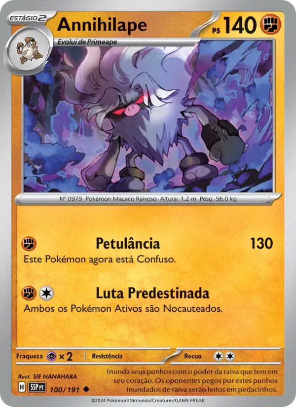 Annihilape 100/191 Fagulhas Impetuosas