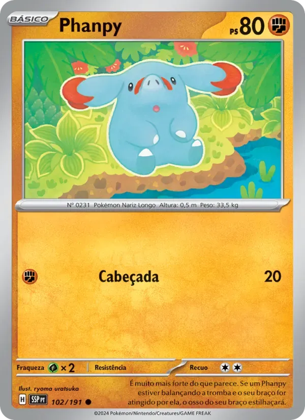 Phanpy 102/191 Fagulhas Impetuosas