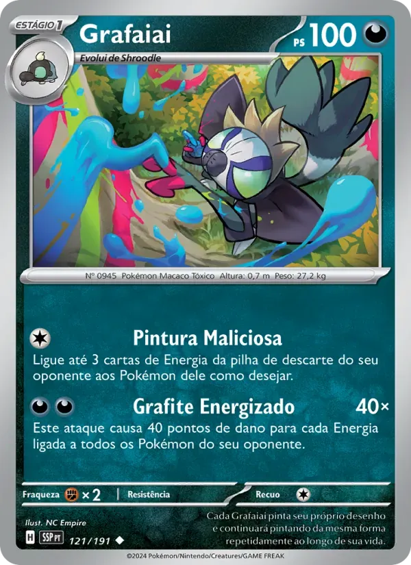 Grafaiai 121/191 Fagulhas Impetuosas