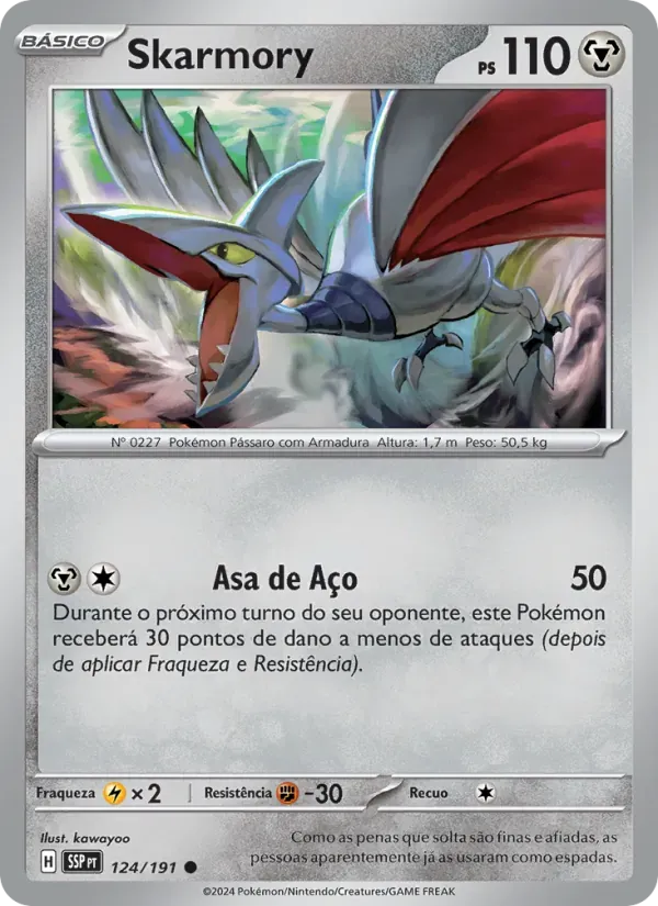 Skarmory 124/191 Fagulhas Impetuosas