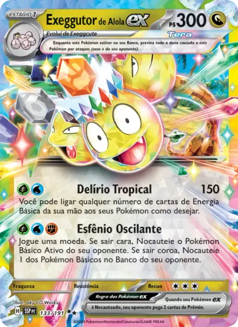 Exeggutor de Alola ex 133/191