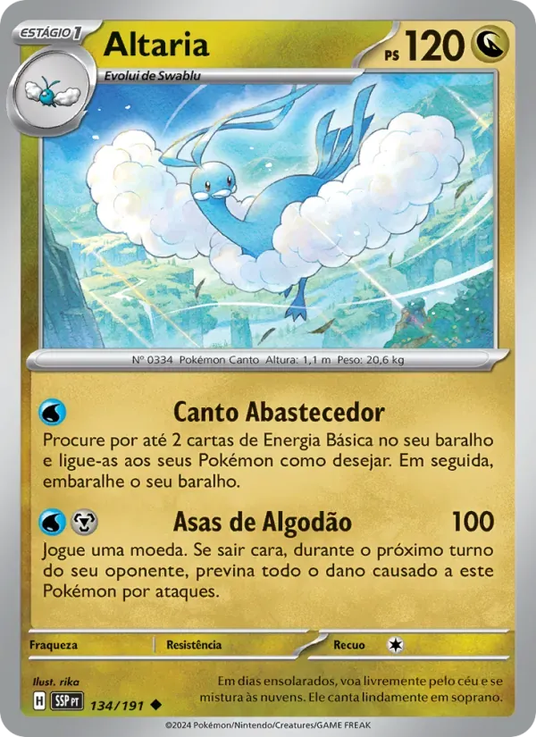 Altaria 134/191 Fagulhas Impetuosas