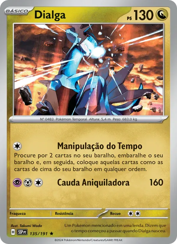 Dialga 135/191 Fagulhas Impetuosas