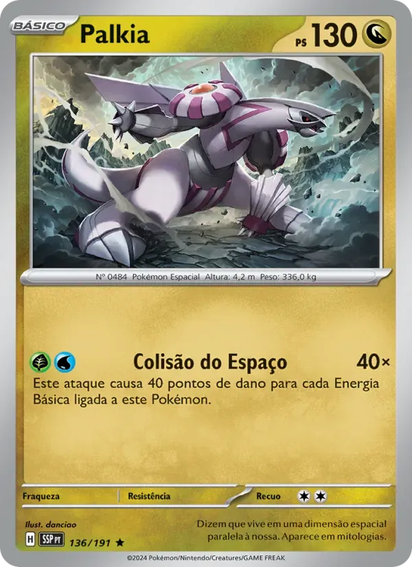 Palkia 136/191 Fagulhas Impetuosas
