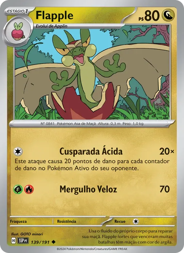 Flapple 139/191 Fagulhas Impetuosas