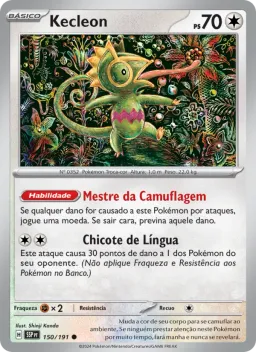 Kecleon 150 Fagulhas Impetuosas