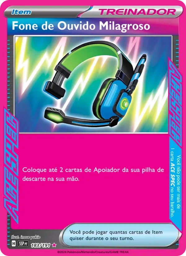 Fone de Ouvido Milagroso 183/191 Fagulhas Impetuosas