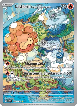Castform Forma Ensolarada 195 Fagulhas Impetuosas