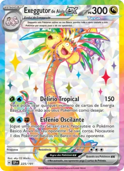 Exeggutor de Alola ex 225 Fagulhas Impetuosas