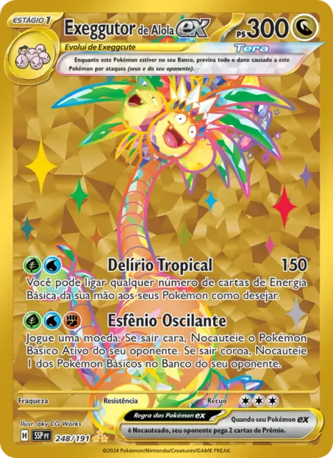 Exeggutor de Alola ex 248/191