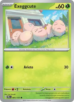 Exeggcute 001 Evoluções Prismáticas