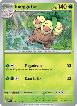 Exeggutor 002 Evoluções Prismáticas