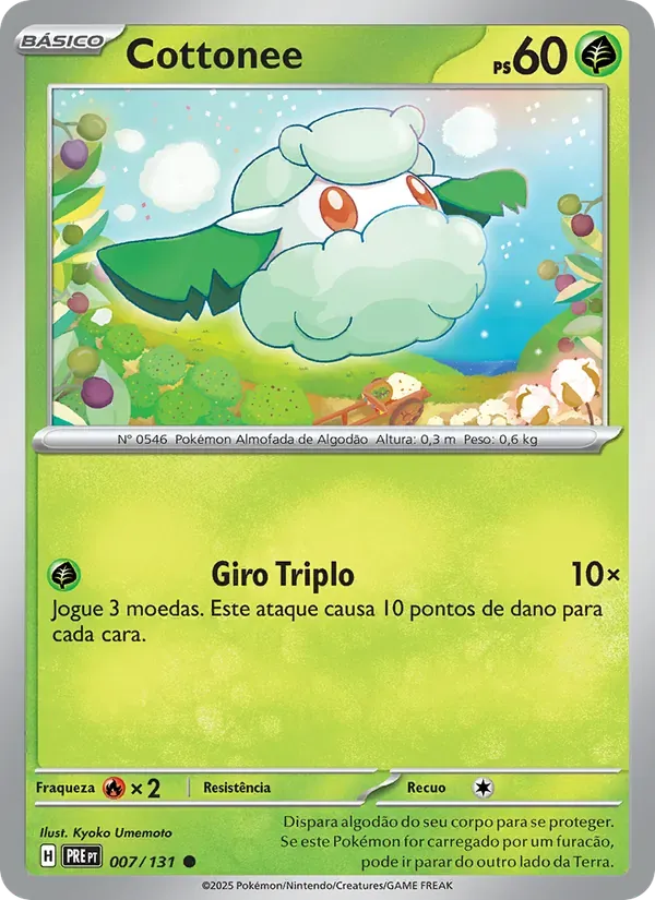 Cottonee 007/131 Evoluções Prismáticas
