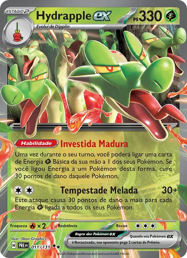 Hydrapple ex 011/131 Evoluções Prismáticas