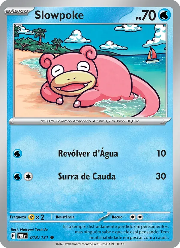 Slowpoke 018/131 Evoluções Prismáticas