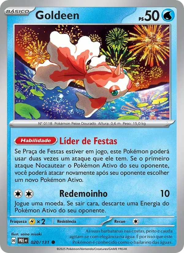 Goldeen 020/131 Evoluções Prismáticas
