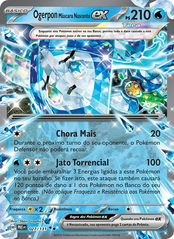 Ogerpon Máscara Nascente ex 027/131 Evoluções Prismáticas