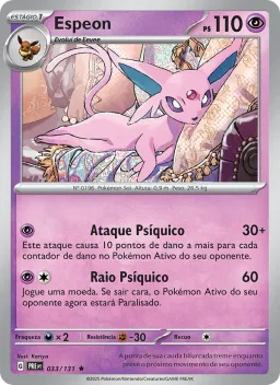 Espeon 033 Evoluções Prismáticas