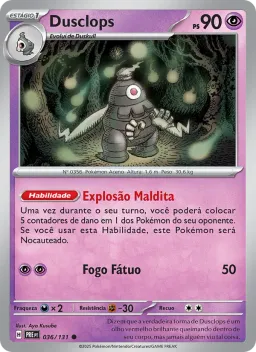 Dusclops 036 Evoluções Prismáticas