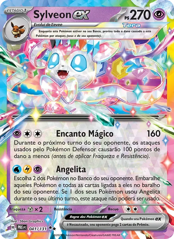 Sylveon ex 041/131 Evoluções Prismáticas