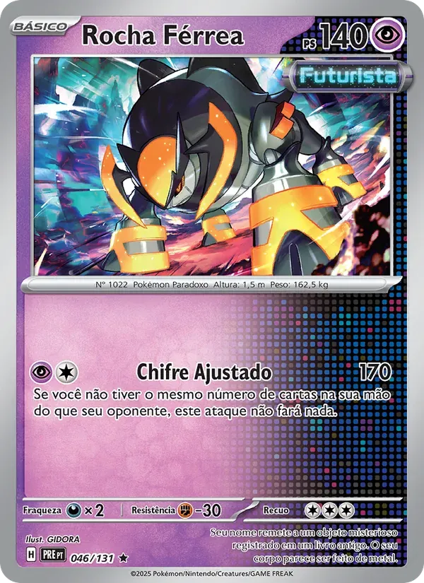 Rocha Férrea 046/131 Evoluções Prismáticas