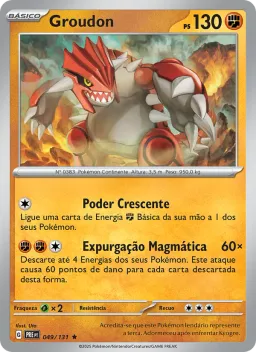Groudon 049 Evoluções Prismáticas