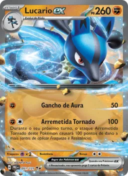 Lucario ex 051 Evoluções Prismáticas