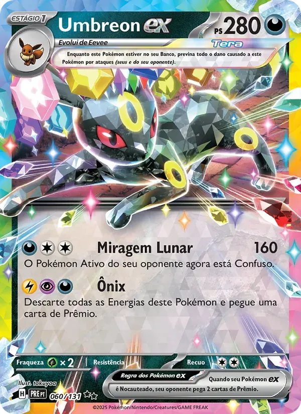 Umbreon ex 060/131 Evoluções Prismáticas
