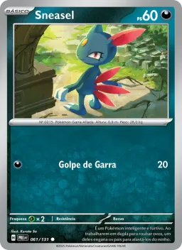 Sneasel 061 Evoluções Prismáticas