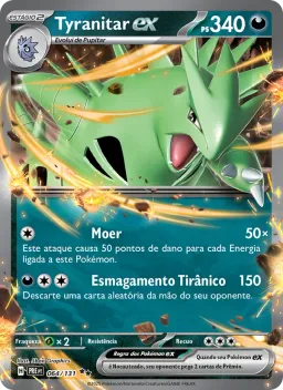 Tyranitar ex 064 Evoluções Prismáticas