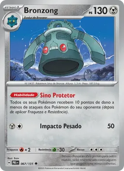 Bronzong 067 Evoluções Prismáticas