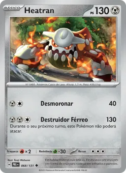 Heatran 068 Evoluções Prismáticas