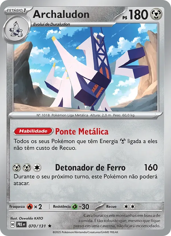 Archaludon 070/131 Evoluções Prismáticas