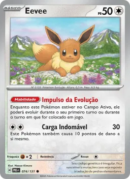 Eevee 074 Evoluções Prismáticas