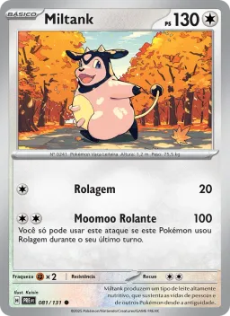 Miltank 081 Evoluções Prismáticas