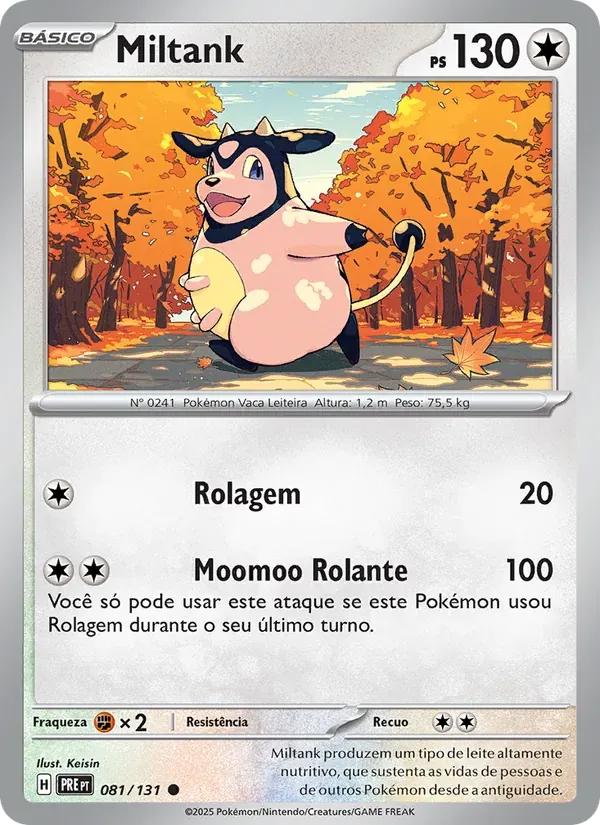 Miltank 081/131 Evoluções Prismáticas
