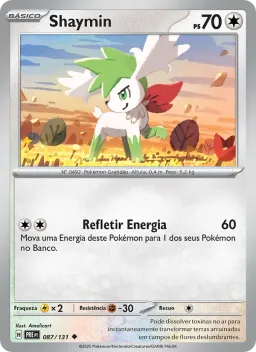 Shaymin 087 Evoluções Prismáticas