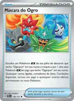Máscara do Ogro 118 Evoluções Prismáticas
