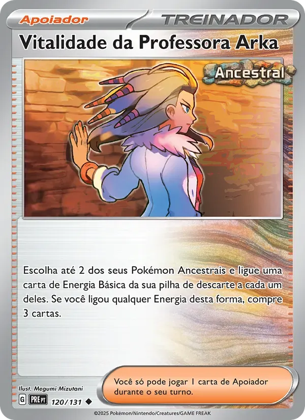 Vitalidade da Professora Arka 120/131 Evoluções Prismáticas